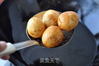 蒜泥虎皮蛋的做法步骤:3
