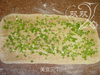 全麦发酵葱油饼的做法步骤:8