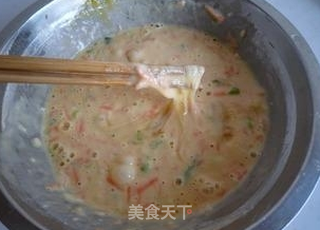 健康营养早餐——胡萝卜鸡蛋饼的做法步骤:8