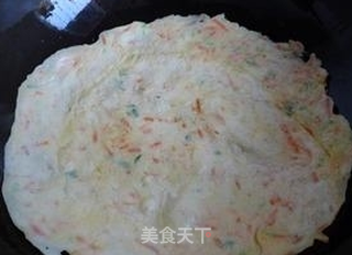 健康营养早餐——胡萝卜鸡蛋饼的做法步骤:10
