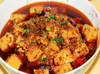 麻婆豆腐的做法步骤:9