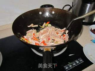 腰果炒猪肚的做法步骤:6