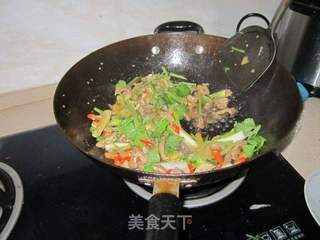 腰果炒猪肚的做法步骤:9