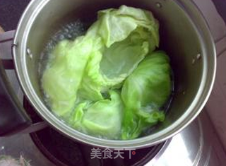 菠萝菜卷的做法步骤:3