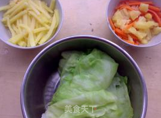 菠萝菜卷的做法步骤:6