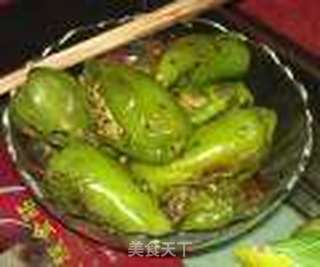 辣椒酿肉的做法步骤:6