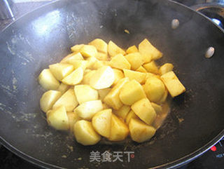 绿咖喱鸡肉土豆的做法步骤:10