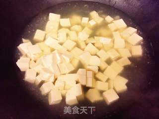虾仁烩豆腐的做法步骤:6