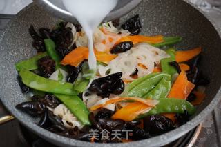 荷塘月色的做法步骤:7