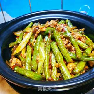 干煸豆角的做法步骤:7