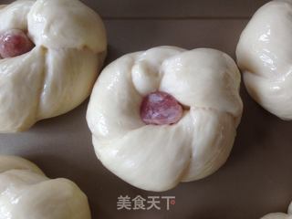 香肠面包的做法步骤:12