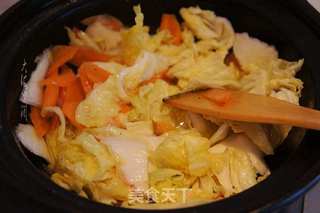 白菜炖豆腐的做法步骤:4