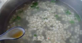 荠菜豆腐羹的做法步骤:7