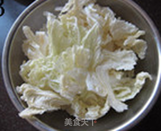 鲜虾炒白菜的做法步骤:3