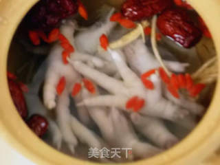 鸡脚煲杏鲍菇的做法步骤:6