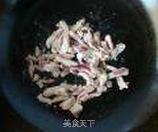 红豆干炒肉丝的做法步骤：3