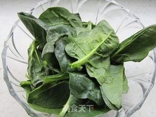 菠菜糯米饼的做法步骤:2
