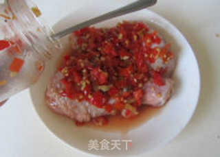 剁椒蒸鸡腿的做法步骤:4