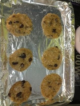 燕麦葡萄甜饼的做法步骤:7