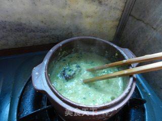 宝宝菠菜红枣鸡蛋小米粥!的做法步骤:5