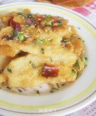 【盐酥鱼片】的做法步骤:11