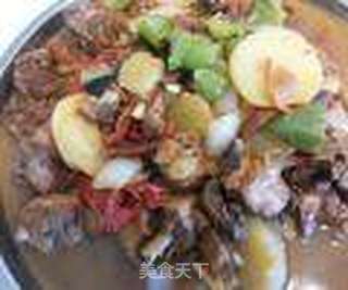 大盘鸡的做法步骤:15