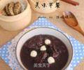 黑米红豆莲子粥的做法步骤:4