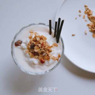 #快手懒人餐#谷物酸奶杯的做法步骤:3