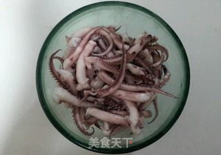 炒鱿鱼须的做法步骤:9