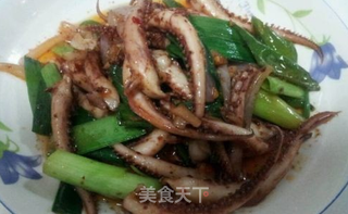 炒鱿鱼须的做法步骤:15