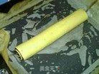 豆沙松酥卷的做法步骤:12