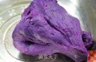 茉莉花紫薯米饼的做法步骤:2