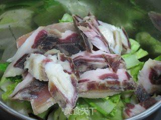 大俗大雅咸肉炖靠菜的做法步骤:5