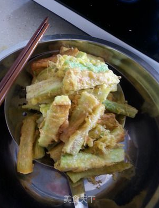 鱼香茄条的做法步骤:6