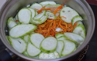 虫草花丝瓜汤的做法步骤:5