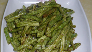 干煸四季豆的做法步骤:5