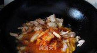 百吃不厌的下饭菜----辣白菜炒五花肉的做法步骤:7