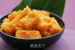 咸蛋黄焗南瓜的做法步骤:9
