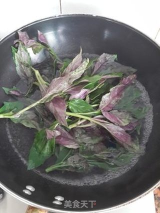 拌紫背天葵的做法步骤:2