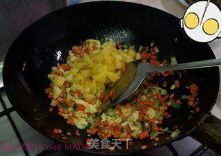什锦菠萝饭的做法步骤:8