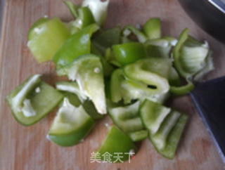 葱椒肉片的做法步骤：3