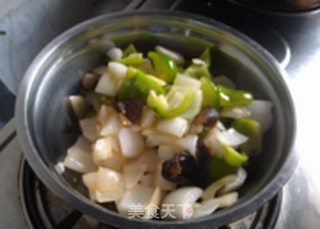 葱椒肉片的做法步骤:6