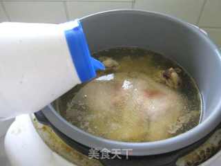 瑶柱炖鸡汤的做法步骤:10