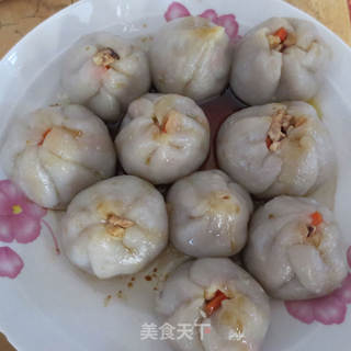 宁化烧卖(也叫客家芋仔包)的做法步骤:5
