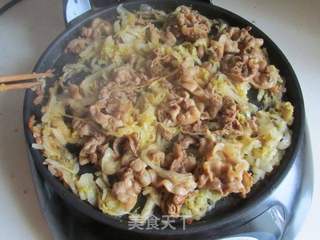 东北泡菜烤肉的做法步骤:8
