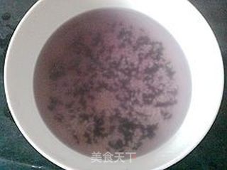 黑糯米荔枝扣的做法步骤:2