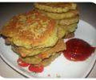健康饮食-脂肪肝-豆渣绿豆五彩饼的做法步骤:10