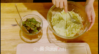 日式味噌茄子饼的做法步骤:6