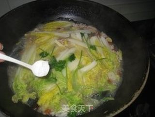 上汤粉丝娃娃菜的做法步骤:10