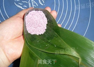 粗粮美食——紫薯迷你粽的做法步骤:9